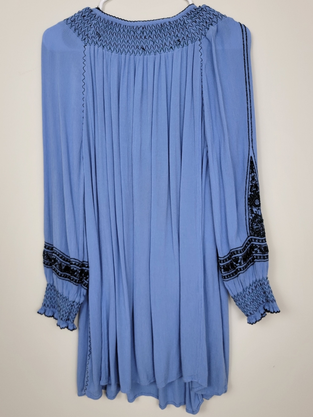 Free People Wind Willow Embroidered Mini Peasant Dress - Picture 2 of 10